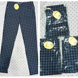 Checked pants for women brand new
